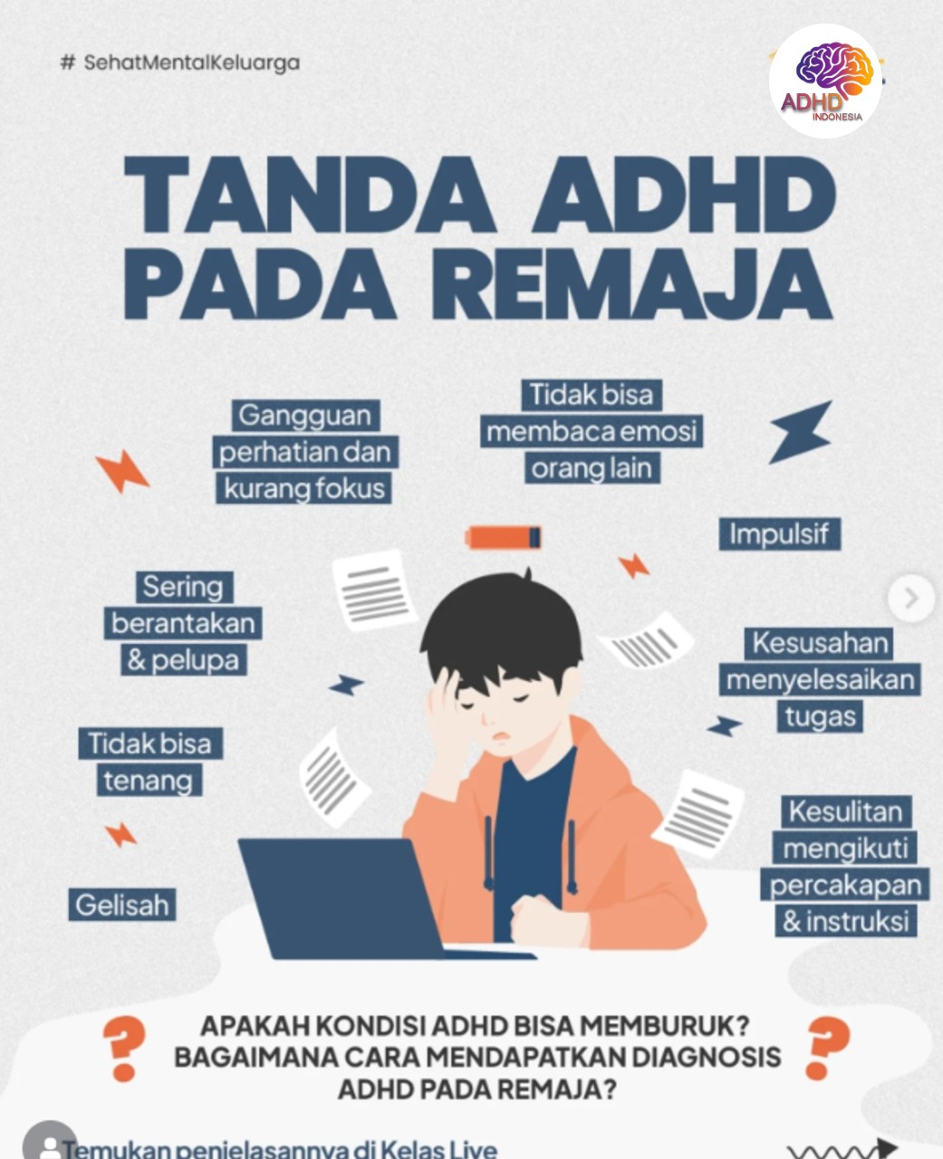 Screening ADHD Non-Diagnostik: Edukasi Awal bagi Orang Tua di Kabupaten Mamuju Tengah