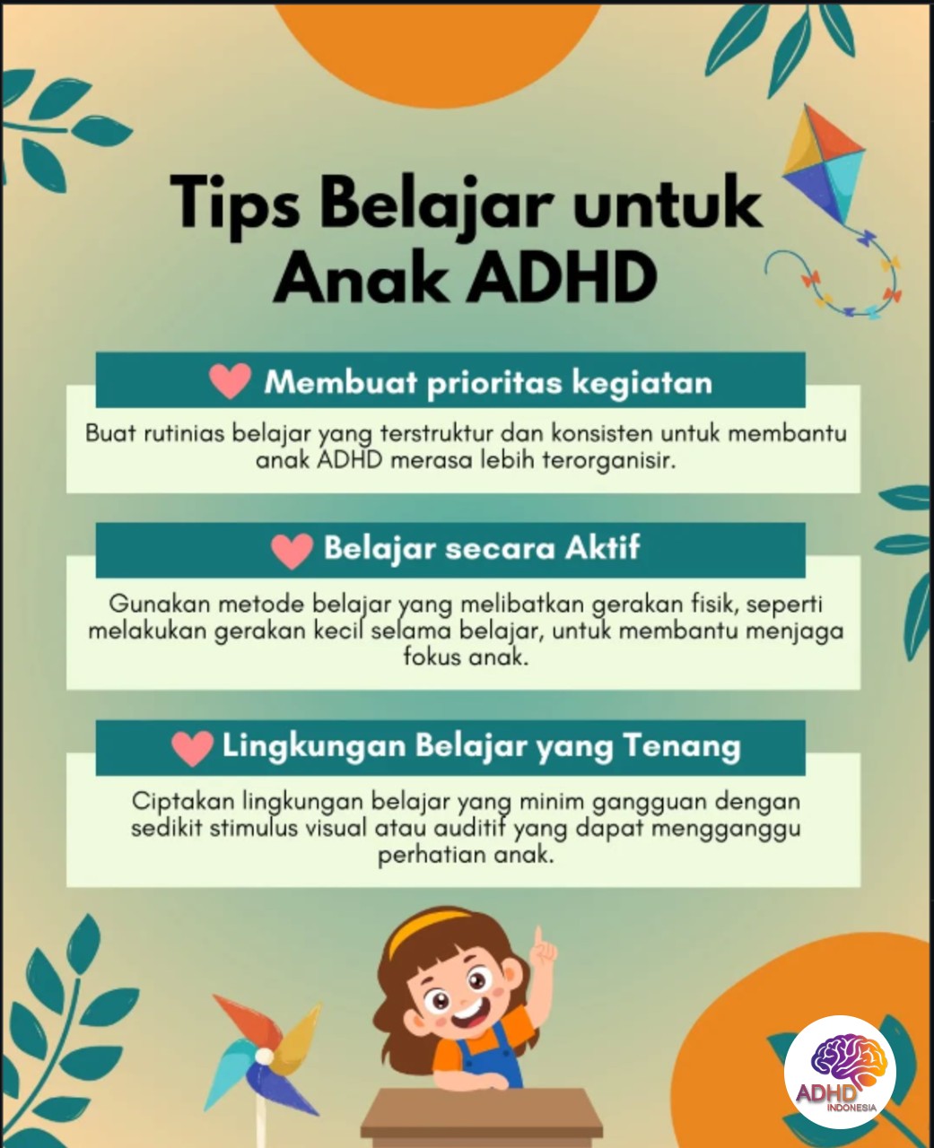 Strategi Belajar yang Cocok untuk Anak ADHD di Kabupaten Mamuju Tengah